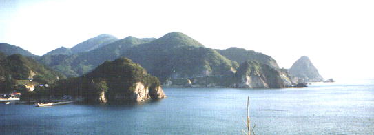 View of Matsuzaki coast in Izu